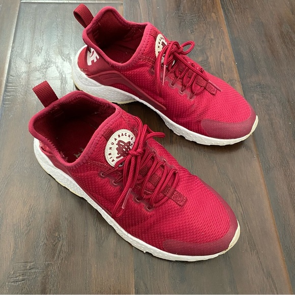 Nike Air Huarache Run Ultra Womens Size 6 819151-601 Burgundy Running Shoes - Picture 8 of 8